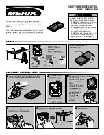 Предварительный просмотр 1 страницы Merik 893MAX-LMK Instructions