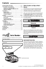 Preview for 2 page of Merik LiftMaster 7511W User Manual