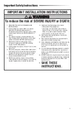 Preview for 3 page of Merik LiftMaster 7511W User Manual