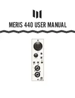 Meris 440 User Manual preview