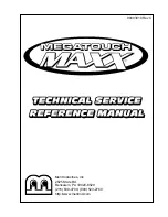 MERIT INDUSTRIES MAXX Upright Technical Service Reference Manual preview