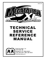 MERIT INDUSTRIES Megatouch XL Technical Service Reference Manual preview