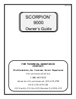 Предварительный просмотр 1 страницы Merit SCORPION 9000 Owner'S Manual