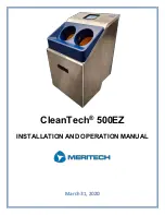 Предварительный просмотр 1 страницы MERITECH CleanTech 500EZ Installation And Operation Manual