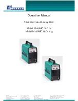 Preview for 1 page of MERKLE MobiARC 280 cel Operation Manual