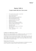 Preview for 5 page of Merkur SSM-6 Manual