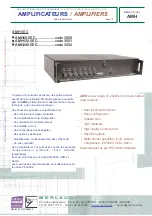 Preview for 1 page of Merlaud AMH 5EC Operation & Maintenance Instructions Manual