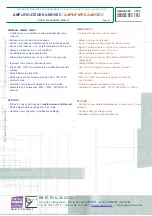 Preview for 2 page of Merlaud AMH 5EC Operation & Maintenance Instructions Manual