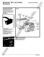 Preview for 12 page of Merlin Gerin Masterpact MP Manual