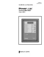 Merlin Gerin PowerLogic 2000 Series Installation And Operation Manual предпросмотр