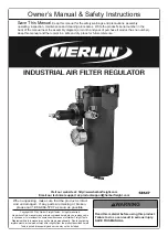 Предварительный просмотр 1 страницы Merlin 58547 Owner'S Manual & Safety Instructions