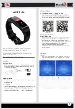 Preview for 1 page of Merlin ActiFit Lite Instruction Manual