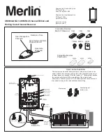 Merlin CM8002ANZ-1 Quick Start Manual предпросмотр