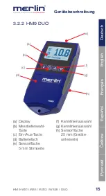 Предварительный просмотр 16 страницы Merlin DUO 25 Instruction Manual