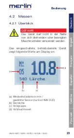 Предварительный просмотр 24 страницы Merlin DUO 25 Instruction Manual