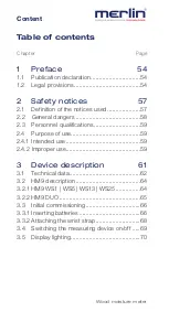 Предварительный просмотр 53 страницы Merlin DUO 25 Instruction Manual