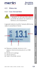 Предварительный просмотр 122 страницы Merlin DUO 25 Instruction Manual