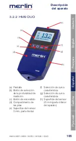 Предварительный просмотр 166 страницы Merlin DUO 25 Instruction Manual