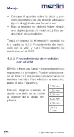 Предварительный просмотр 179 страницы Merlin DUO 25 Instruction Manual