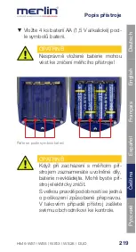 Предварительный просмотр 220 страницы Merlin DUO 25 Instruction Manual