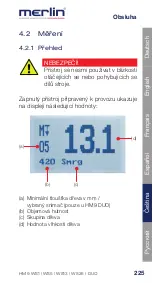 Предварительный просмотр 226 страницы Merlin DUO 25 Instruction Manual