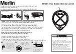 Merlin E970M Instructions предпросмотр