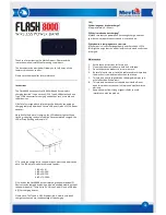 Предварительный просмотр 1 страницы Merlin FLASH 8000 Instruction Manual