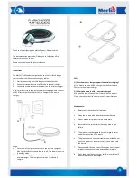 Merlin Flash Charger Wireless Instruction Manual предпросмотр