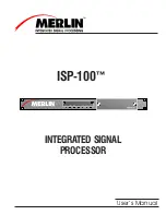 Merlin Integrated Signal Processor ISP-100 User Manual preview