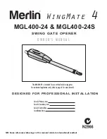 Merlin MGL400-24 Owner'S Manual preview