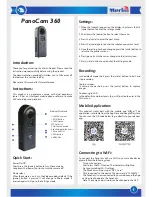 Merlin PanoCam 360 Instruction Manual preview