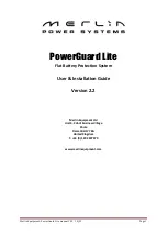 Merlin PowerGuard Lite User'S Installation Manual preview