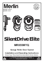 Предварительный просмотр 3 страницы Merlin SilentDrive Elite MR855MYQ Installation And Operating Instructions Manual