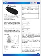 Preview for 1 page of Merlin VR Controller Instructions