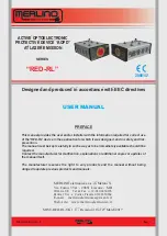 Предварительный просмотр 1 страницы Merlino RED-RL Series User Manual