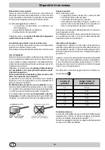 Предварительный просмотр 16 страницы Merloni Elettrodomestici KBT 6003 I Instructions For Installation And Use Manual