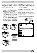 Предварительный просмотр 19 страницы Merloni Elettrodomestici KBT 6003 I Instructions For Installation And Use Manual