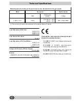 Предварительный просмотр 6 страницы Merloni C 659 P X UK Instructions For Installation And Use Manual