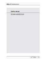 Merloni EVO3 Service Manual предпросмотр