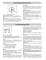 Preview for 9 page of Merloni FM 11 Instructions For Installation And Use Manual