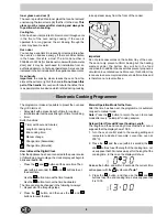 Preview for 6 page of Merloni FV 242 D Instructions for  and use Instructions For Installation And Use Manual