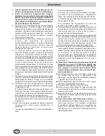 Предварительный просмотр 2 страницы Merloni KTI 6003 Instructions For Installation And Use Manual