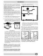 Предварительный просмотр 3 страницы Merloni KTI 6003 Instructions For Installation And Use Manual