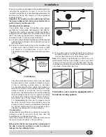 Предварительный просмотр 9 страницы Merloni KTI 6003 Instructions For Installation And Use Manual