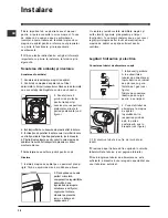 Предварительный просмотр 38 страницы Merloni WIE 147X Instructions For Use Manual