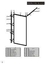 Preview for 3 page of MERLYN BLACK FRAMED SHOWER WALL Installation Instructions Manual