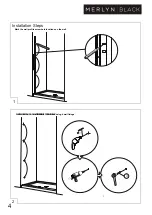 Preview for 5 page of MERLYN BLACK FRAMED SHOWER WALL Installation Instructions Manual