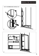 Preview for 6 page of MERLYN BLACK FRAMED SHOWER WALL Installation Instructions Manual