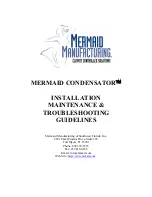 Предварительный просмотр 1 страницы Mermaid CONDENSATOR Installation Maintenance & Troubleshooting Manuallines