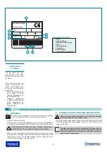 Предварительный просмотр 2 страницы MERQUIP COSMETAL H2OMY IN F Installation, Use And Maintenance Handbook